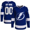 Custom Tampa Bay Lightning Royal Home Primegreen Jersey - All Stitched
