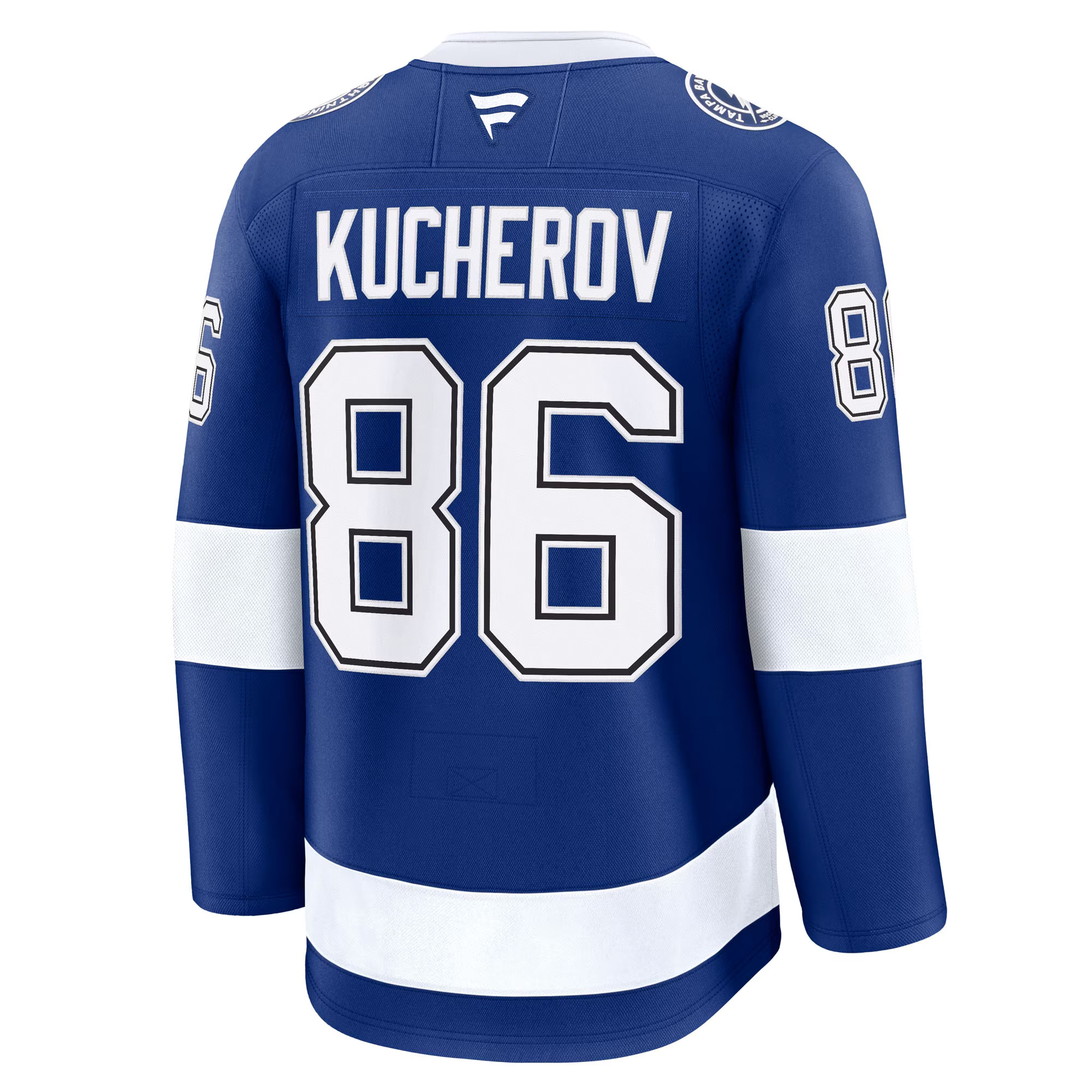 Nikita Kucherov Tampa Bay Lightning Royal Home Premium Jersey - All Stitched - Image 3