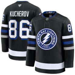 Nikita Kucherov Tampa Bay Lightning Black Alternate Premium Jersey - All Stitched