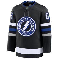 Alternative view of Nikita Kucherov Tampa Bay Lightning Black Alternate Premium Jersey - All Stitched