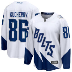 Nikita Kucherov Tampa Bay Lightning White 2022 Stadium Series Jersey - All Stitched