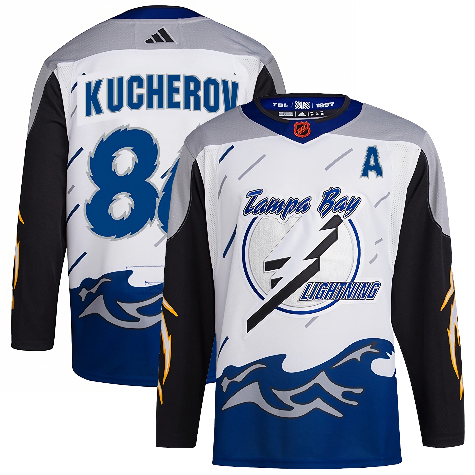 Nikita Kucherov Tampa Bay Lightning White Hockey Fights Cancer Primegreen Jersey - All Stitched