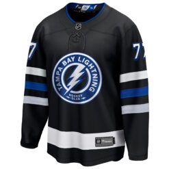 Alternative view of Victor Hedman Tampa Bay Lightning Black Alternate Jersey - All Stitched