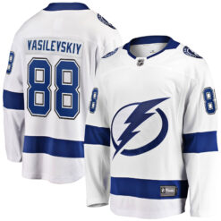 Andrei Vasilevski Tampa Bay Lightning White Away Jersey - All Stitched