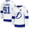 Steven Stamkos Tampa Bay Lightning White Away Primegreen Jersey - All Stitched