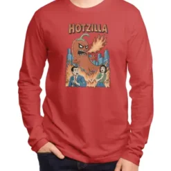 The Attack Of Hotzilla Long Sleeve T-Shirt