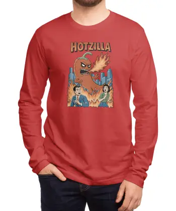 The Attack Of Hotzilla Long Sleeve T-Shirt