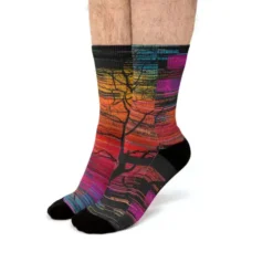 Sunset Fusion (Lone Tree Version) Fit Crew Socks