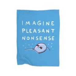 Strange Planet Special Product: Imagine Pleasant Nonsense Premium Fleece Blanket