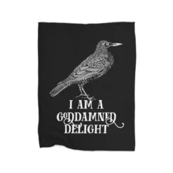 I Am A Goddamned Delight Premium Fleece Blanket