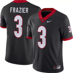 Nate Frazier Georgia Bulldogs Football Black Alternate Game Jersey - All Stitched