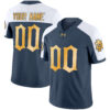 Custom Notre Dame Fighting Irish Football Alternate Blue Grey Limited Jersey - All Stitched