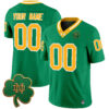 Custom Notre Dame Fighting Irish Football Alternate Green Throwback Vapor F.U.S.E Limited Jersey - All Stitched