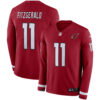 Larry Fitzgerald Arizona Cardinals Cardinal Therma Long Sleeve Jersey - All Stitched