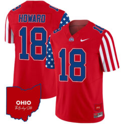 Julian Sayin Ohio State Buckeyes Football Red American Style Limited Jersey - All Stitched