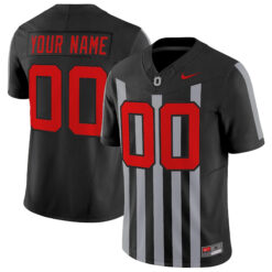 Custom Ohio State Buckeyes Football Black Throwback Vapor F.U.S.E Limited Jersey - All Stitched