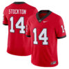 Gunner Stockton Georgia Bulldogs Football Red Vapor F.U.S.E Limited Jersey - All Stitched