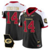 Gunner Stockton Georgia Bulldogs Football Black Alternate Georgia Map Vapor F.U.S.E Limited Jersey w/ SEC Patch - All Stitched