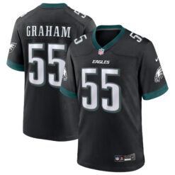 Brandon Graham Philadelphia Eagles Black Game Jersey - All Stitched