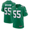 Brandon Graham Philadelphia Eagles Kelly Green Throwback Game Jersey - All Stitched