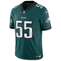 Alternative view of Brandon Graham Philadelphia Eagles Midnight Green Vapor F.U.S.E Limited Jersey - All Stitched