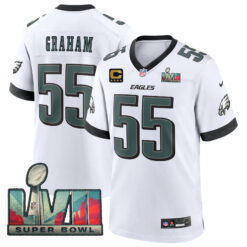 Brandon Graham Philadelphia Eagles Super Bowl LVII White Game Jersey - All Stitched