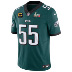 Alternative view of Brandon Graham Philadelphia Eagles Super Bowl LVII Midnight Green Vapor F.U.S.E Limited Jersey - All Stitched