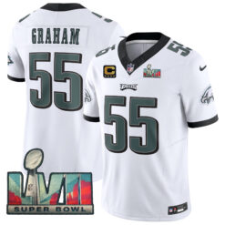 Brandon Graham Philadelphia Eagles Super Bowl LVII White Vapor F.U.S.E Limited Jersey - All Stitched
