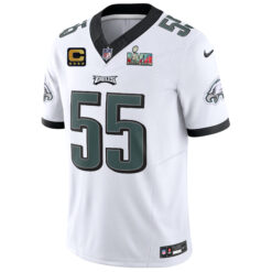 Alternative view of Brandon Graham Philadelphia Eagles Super Bowl LVII White Vapor F.U.S.E Limited Jersey - All Stitched