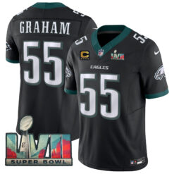 Brandon Graham Philadelphia Eagles Super Bowl LVII Black Vapor F.U.S.E Limited Jersey - All Stitched