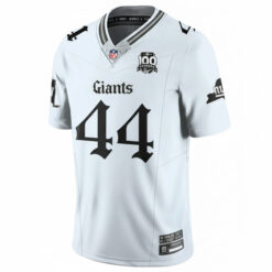 Alternative view of Cam Skattebo New York Giants White Gothic Theme Limited Jersey - All Stitched