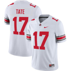 Carnell Tate Ohio State Buckeyes Football White Game Jersey - All Stitched