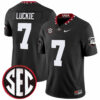 Lawson Luckie Georgia Bulldogs Football Black Vapor F.U.S.E Limited Jersey w/ SEC Patch - All Stitched