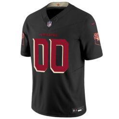 Alternative view of Custom Arizona Cardinals Black 2025 Rivalries Collection Jersey - All Stitched