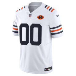 Alternative view of Custom Chicago Bears Honor Virginia Halas McCaskey Alternate Navy Vapor F.U.S.E Limited Jersey - All Stitched