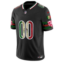 Alternative view of Custom Chicago Bears Mexico Black Vapor F.U.S.E Limited Jersey - All Stitched