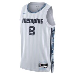 Alternative view of Jaren Jackson Jr Memphis Grizzlies Grey 2025/26 City Edition Jersey - All Stitched