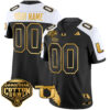 Custom Miami Hurricanes Football 2025 Goodyear Cotton Bowl Alternate Black Gold Jersey - All Stitched