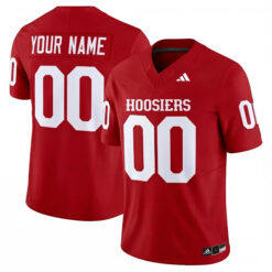 Custom Indiana Hoosiers Football Crimson Vapor F.U.S.E Limited Jersey - All Stitched