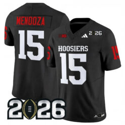 Fernando Mendoza Indiana Hoosiers Football 2026 CFP Black Vapor F.U.S.E Limited Jersey - All Stitched