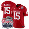 Fernando Mendoza Indiana Hoosiers Football Peach Bowl Crimson Vapor F.U.S.E Limited Jersey - All Stitched