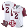 Johnny Manziel Texas A&M Aggies Football Alternate Black Jersey w/ SEC Patch - All Stitched
