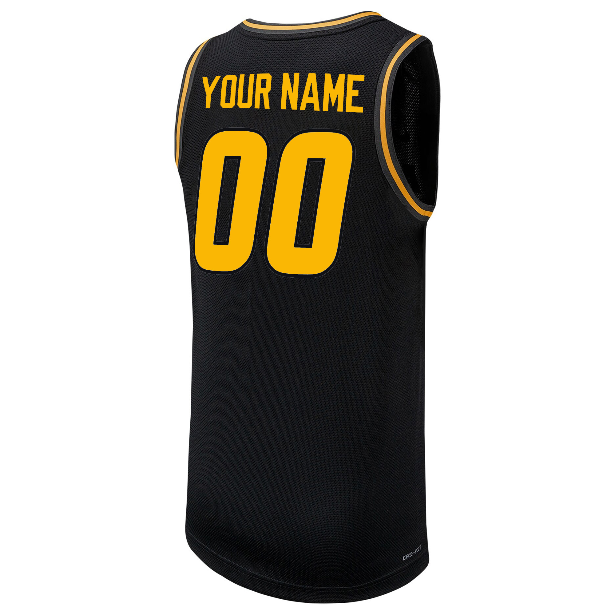 Custom Missouri Tigers Basketball Black Away Jersey w/ SEC Patch - All Stitched - Image 3