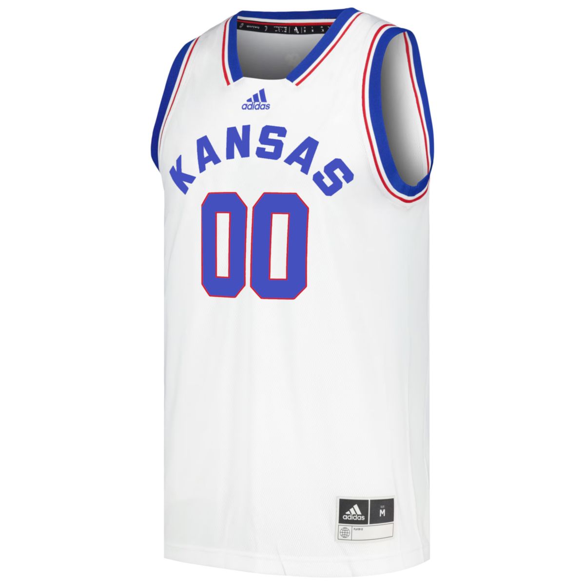 Custom Kansas Jayhawks Basketball White Reverse Retro Jersey - All Stitched - Image 2