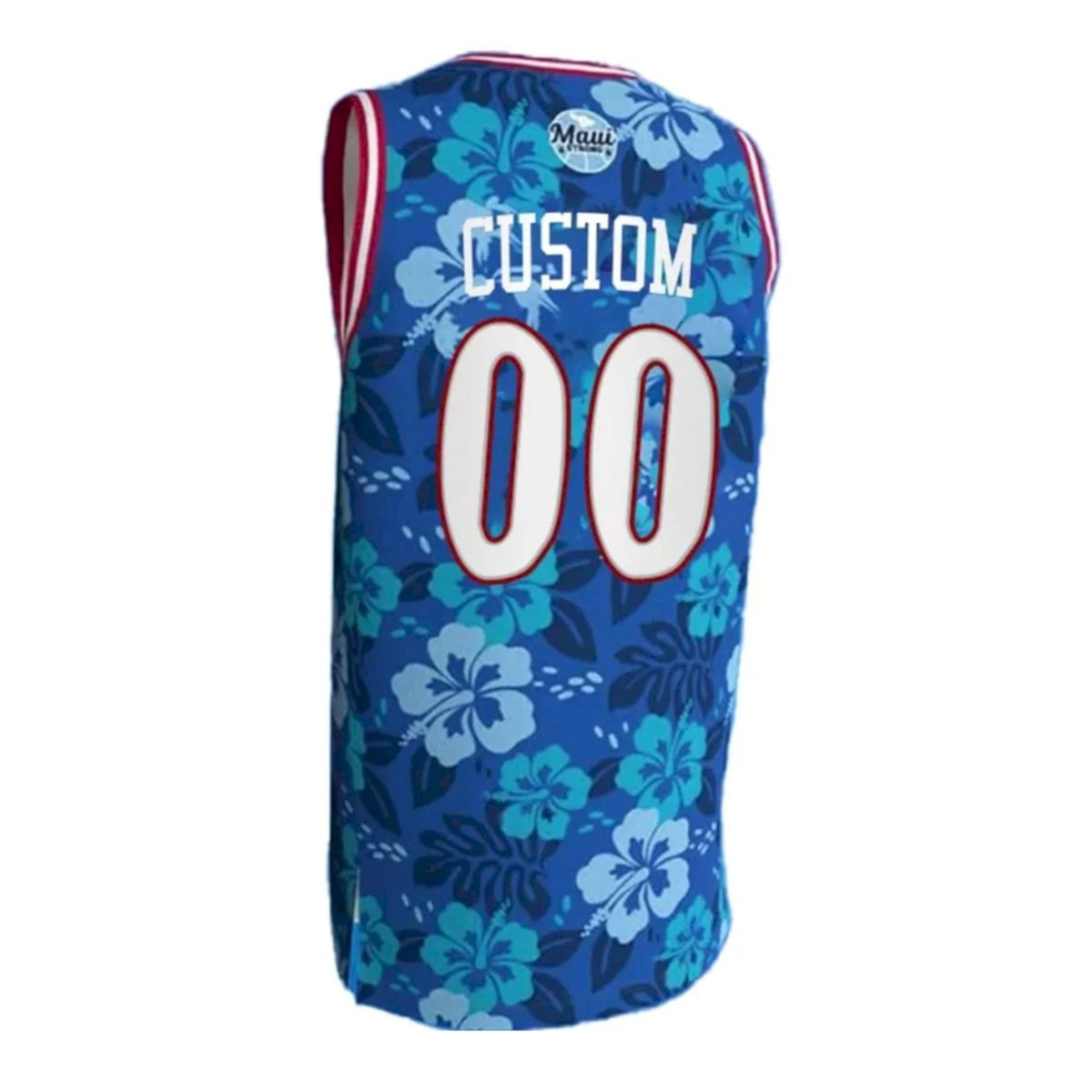 Custom Kansas Jayhawks Basketball 2023/24 Maui Strong Jersey - All Stitched - Image 3