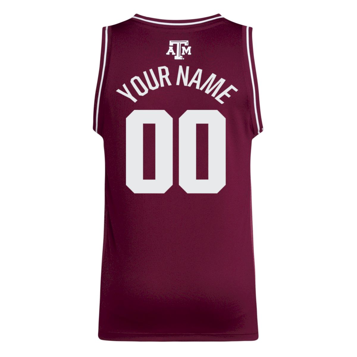 Custom Texas A&M Aggies Basketball 2024/25 Maroon Away Jersey - All Stitched - Image 3