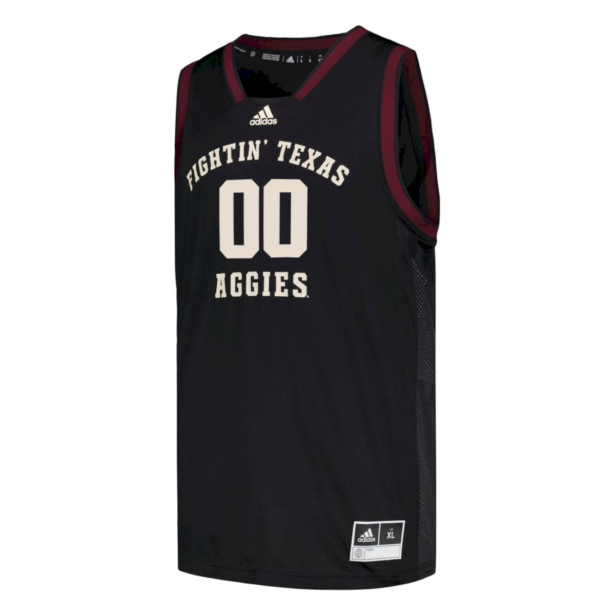 Custom Texas A&M Aggies Basketball 2022/23 Black Away Jersey - All Stitched - Image 2