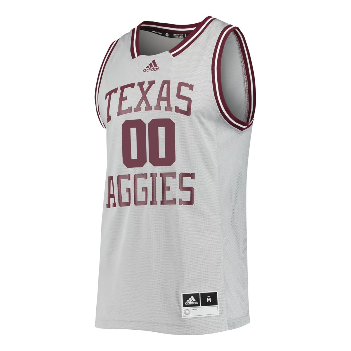 Custom Texas A&M Aggies Basketball 2021/22 White Throwback Jersey - All Stitched - Image 2
