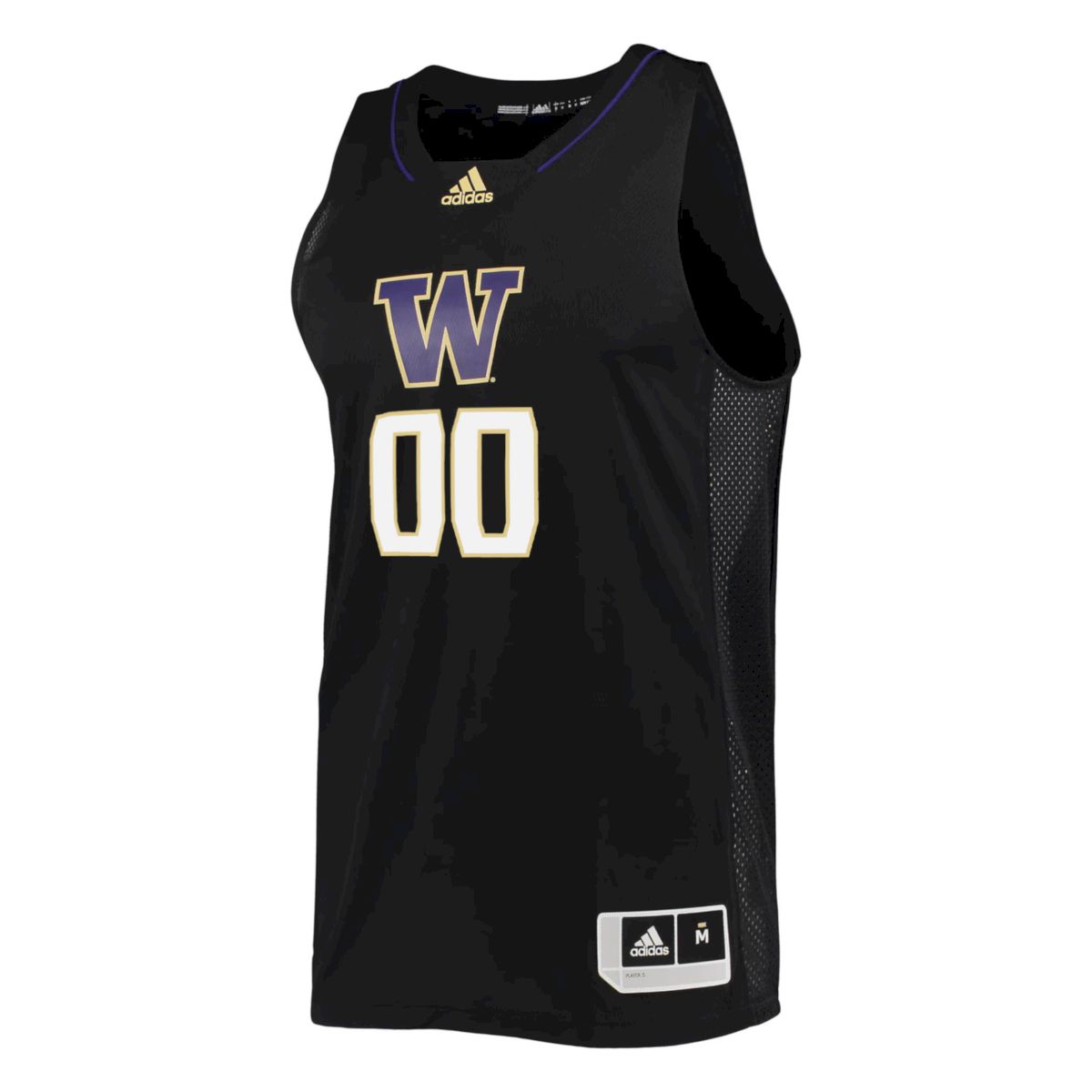 Custom Washington Huskies Basketball 2021/22 Black Alternate Jersey - All Stitched - Image 2