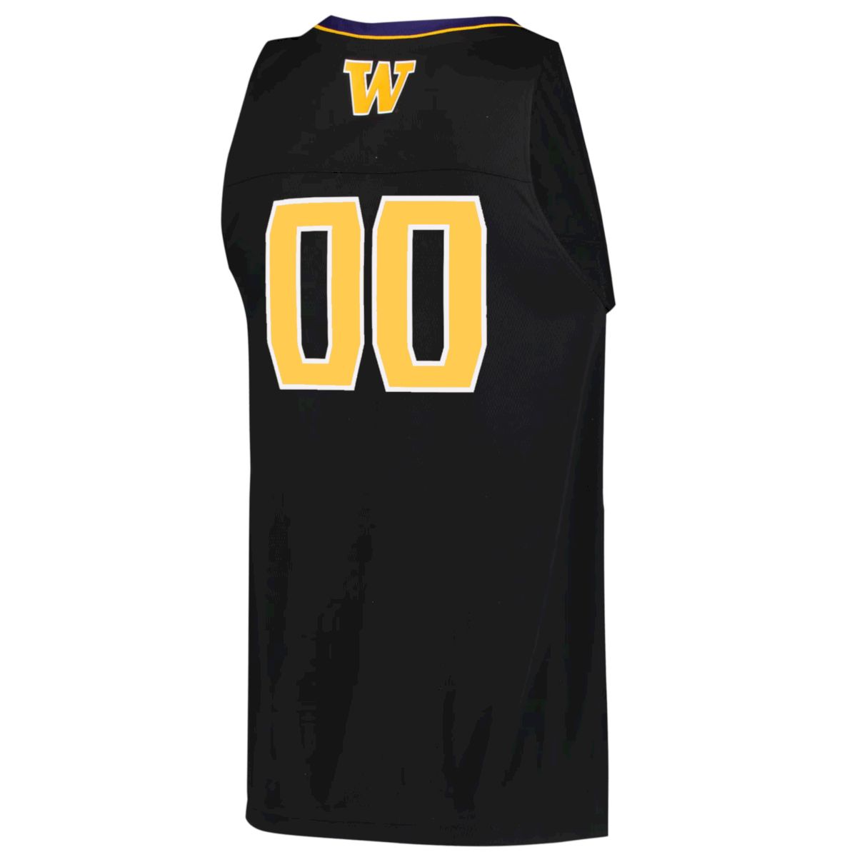 Custom Washington Huskies Basketball 2021/22 Black Throwback Jersey - All Stitched - Image 3